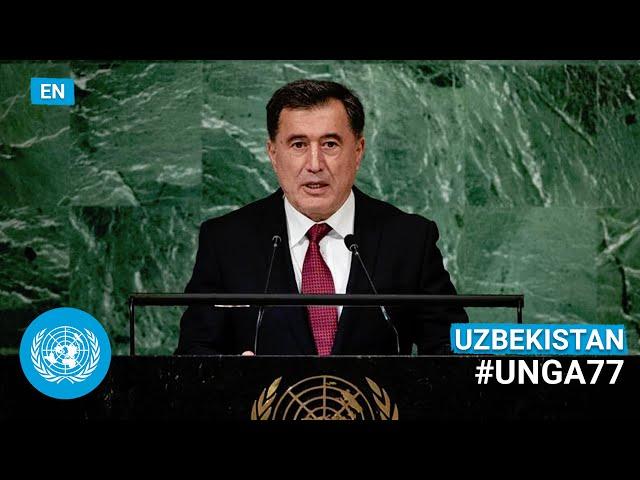  Uzbekistan - Foreign Minister Addresses United Nations General Debate (English) | #UNGA