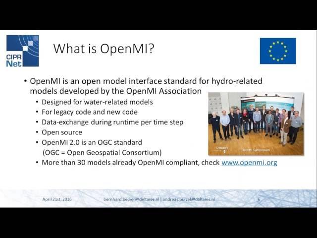 Model coupling with OpenMI