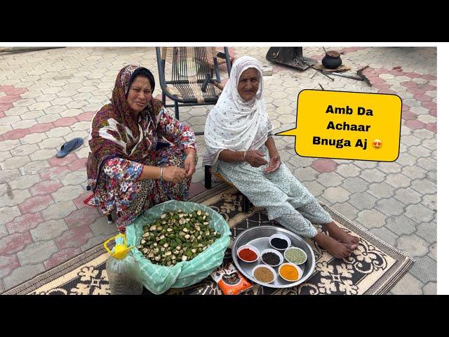 Punjabi Amb Da Achaar  Mango Pickle Recipe  | Harman khosa |