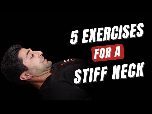 Get Rid of a Stiff Neck Fast – 5 Simple At-Home Exercises