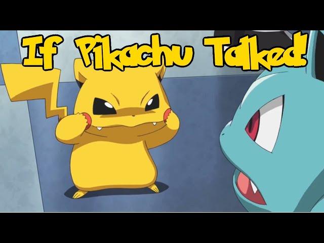 IF POKÉMON TALKED: Pikachu Imitates an Ivysaur