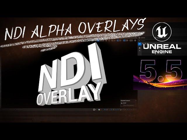 NDI Alpha Channel with Motion Design in Unreal 5.5