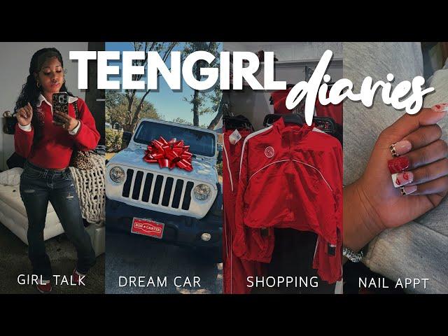 TEENGIRL DIARIES 001  | Dream Car at 16, Girl Talk + Advice, Shopping, Nails