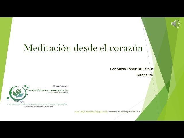 meditación del corazón por Silvia López Bruletout @VidyaTerapias