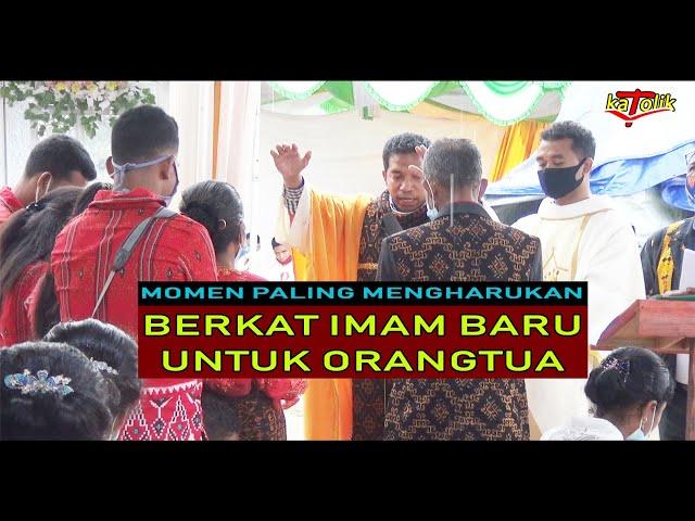 MOMEN PALING MENGHARUKAN! Saat Imam Baru Berkati Orangtua dan Suadara Kandung