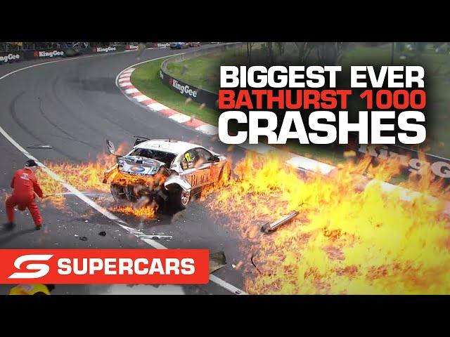 Biggest EVER Bathurst 1000 crashes - Repco Bathurst 1000 | Supercars 2022