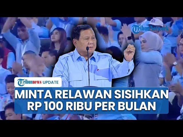 Prabowo Dorong Relawan & HIPMI Patungan untuk Sediakan Seragam Sekolah senilai Rp 100.000 per Bulan