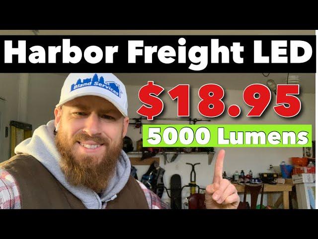 Harbor freight LED shop lights 5000 Lumens