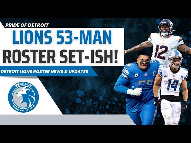 Detroit Lions Set Their 53-Man Roster for the 2024 Season!