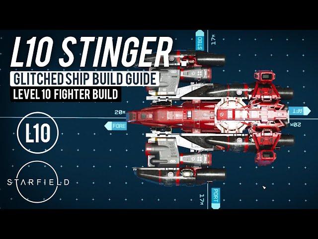 L10 Stinger (Glitched Ship Build Guide) | #Starfield Ship Builds