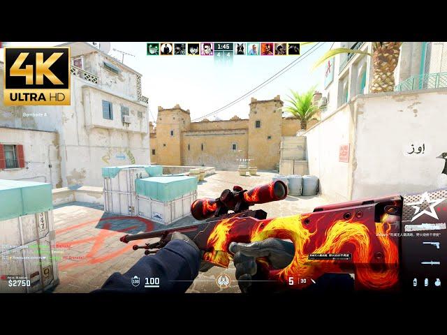 Counter Strike 2 Gameplay in 4K (No Commentary)
