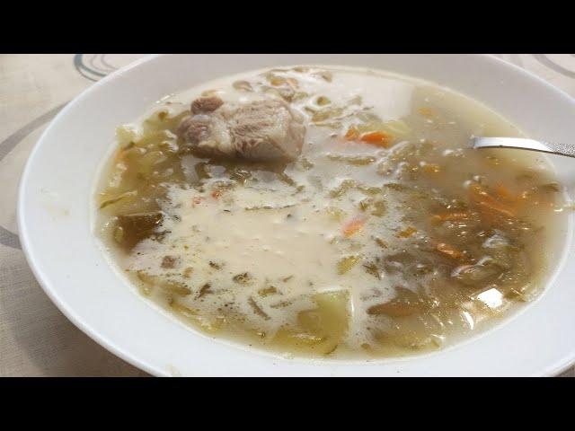 Очень вкусный домашний рассольникМой любимый рецепт.Рассольник с перловкой .Здоровье востанавливаю..