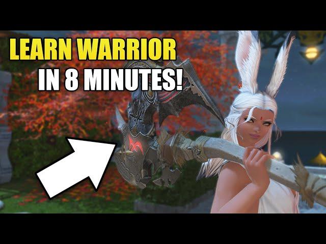 ULTIMATE FFXIV Warrior Job Guide | Every leveling rotation in under 8 minutes!