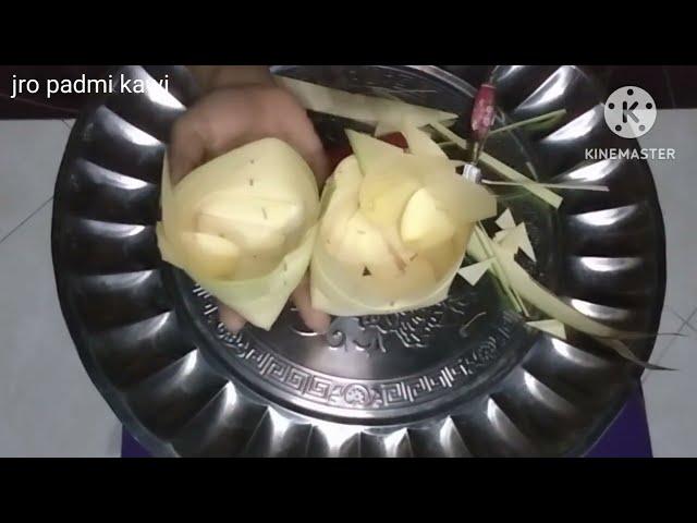 Tutorial membuat dan Nanding Pisang#tutorial #tradisibali