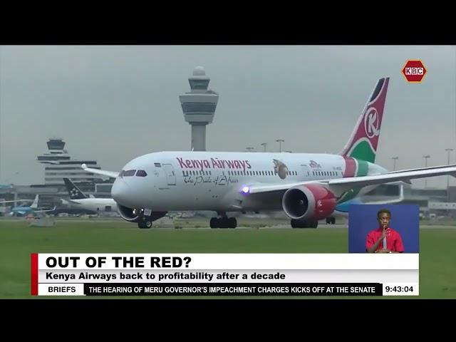 Kenya Airways back to profitability after a decade