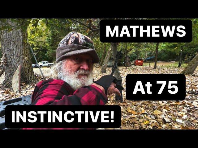 INSTINCTIVE MATHEWS ARCHERY! DAN THE 75 YEAR OLD BOW SNIPER!