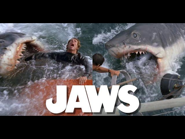 Jaws (1975) | Roy Scheider, Robert Shaw, Richard Dreyfuss | Thriller, Action, Adventure | Full Movie