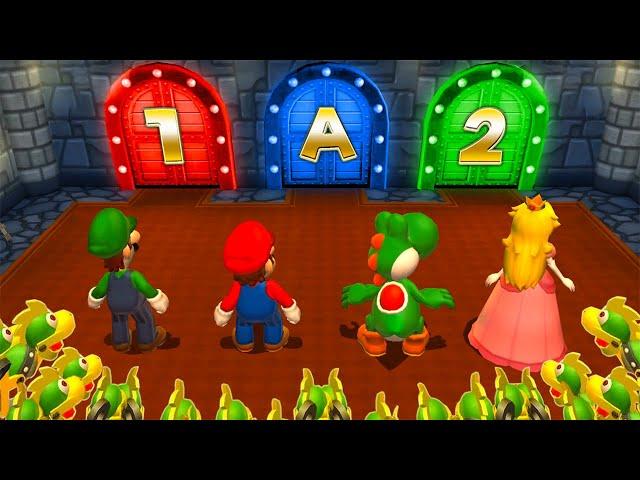 Mario Party 9 MiniGames - Mario Vs Luigi Vs Daisy Vs Peach (Master Difficulty)