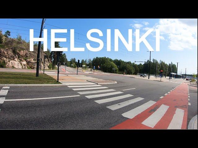 Bike Ride from Viikki to Itäkeskus - Cycling Around Helsinki Finland