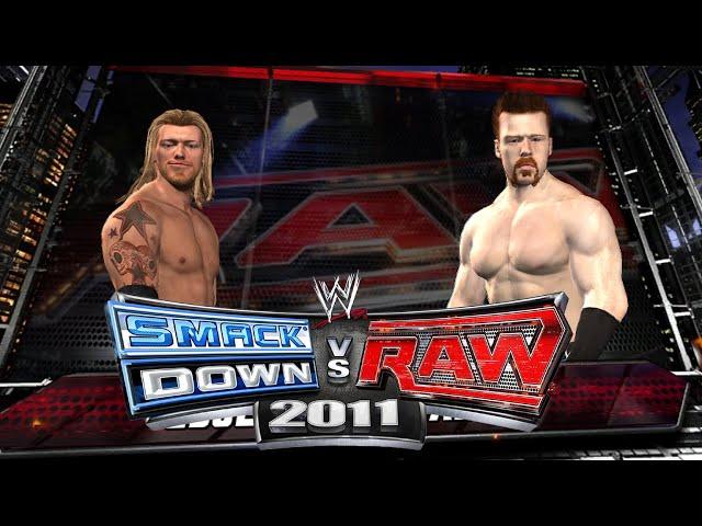 WWE SvR 2011  - Edge vs Sheamus | rpcs3 (PS3) 1440p