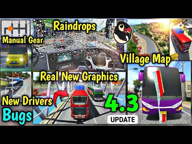 New Things & Characteristics! Exciting Update 4.3 in Bus Simulator Indonesia by Maleo  | Bus Game