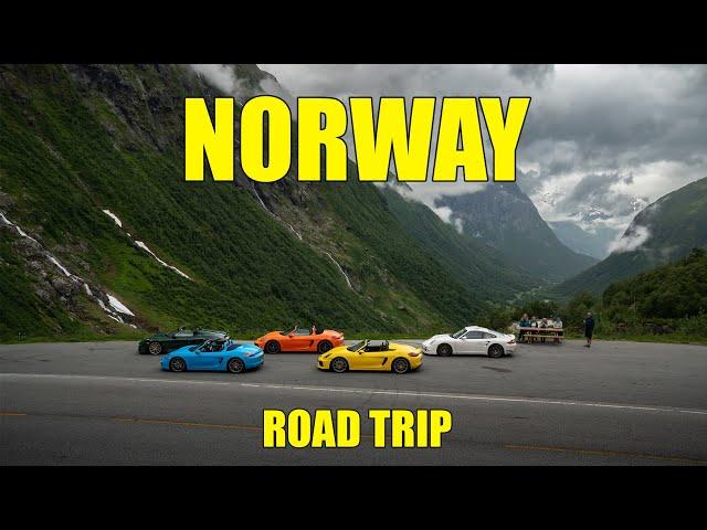 Norway Road Trip - Porsche Days Oot - Midnight SunRun