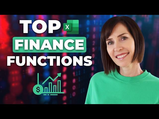 Excel for Finance - 25 Functions You NEED to KNOW (File Included)