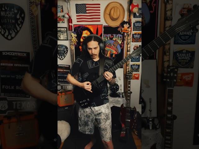BLACK SG METAL  #guitar #newriff #metalguitarist #metalguitar