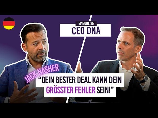 Warum 90% der CEOs Verhandlungen verlieren - und wie Sie es besser machen. Jack Nasher in CEO DNA#26