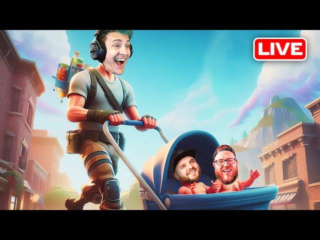 Carrying My Brother and Legion in Fortnite  Live