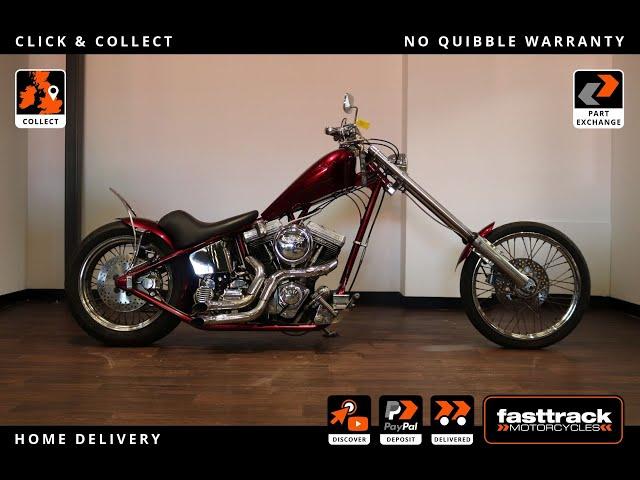 REVTECH HARDCORE II CUSTOM CHOPPER WALK AROUND VIDEO TOUR AND START UP