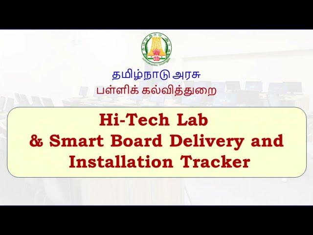 Hi tech lab & Smart Board Delivery and Installation Tracker - KELTRON