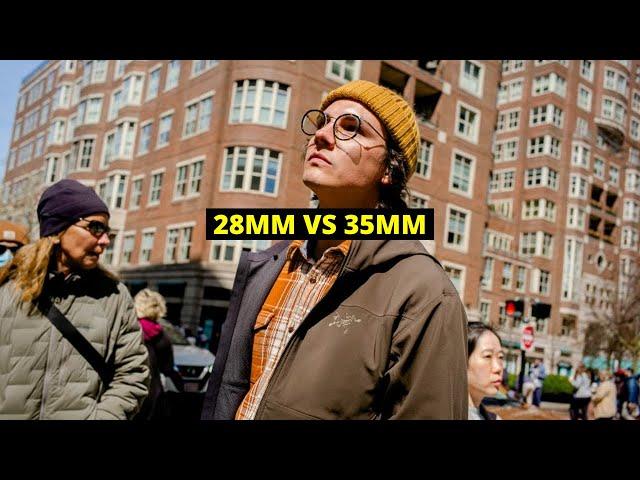 28mm vs 35mm for Street Photography