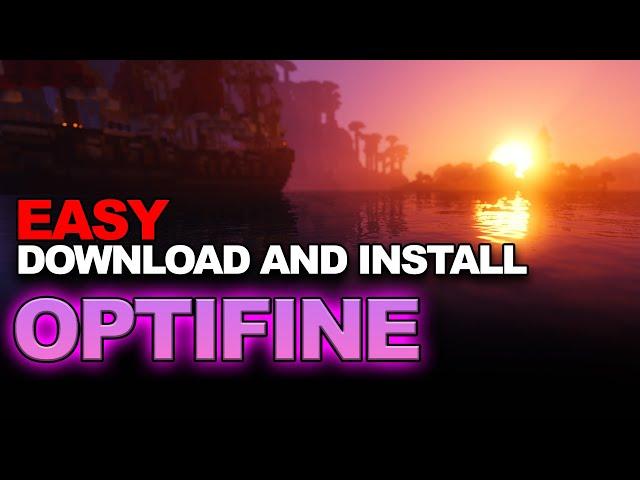 How To INSTALL OptiFine for MINECRAFT the Easy Way - 2022  | 1.18.2