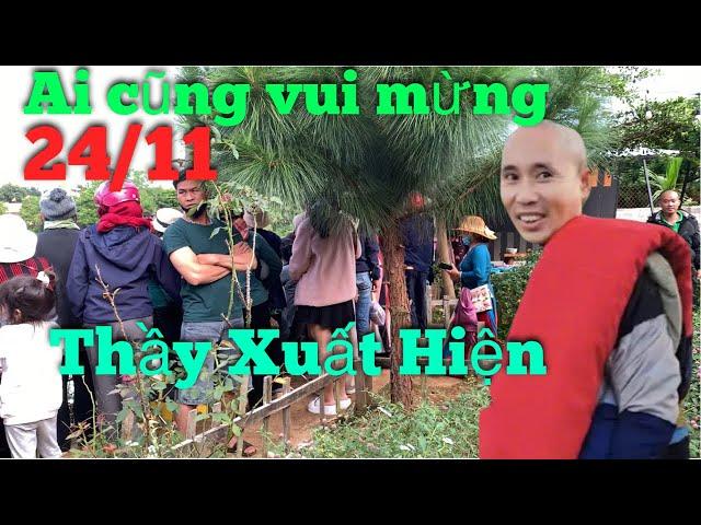 Sáng 24/11 Thầy Minh Tuệ Mới Nhất Xuất Hiện Ai Cũng Vui Mừng