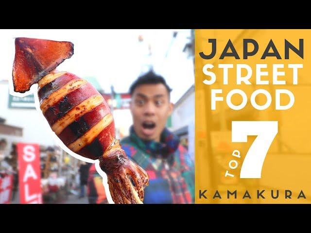 Japan Street Food Tour Top 7 at Kamakura Komachi Dori