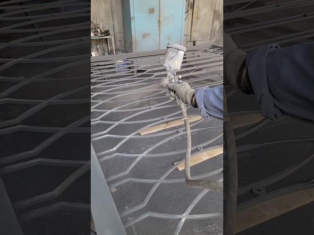 Покраска происходит в несколько слоёв так как это увеличивает срок службы на долгие годы! #покраска