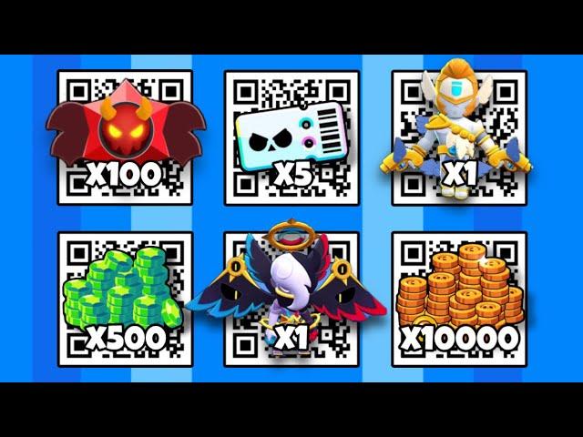 FREE! NEW  x100 DEMONIC AND ANGELIC DROPS!  | BRAWL STAR QR CODES 2024 | BRAWL STARS NEW UPDATE