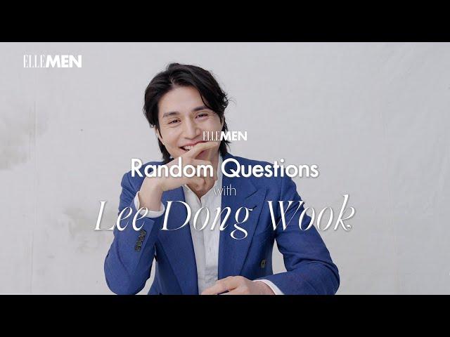 Lee Dong Wook On His Favourite Ice Cream Flavour and Memorable Online Comments | Random Questions