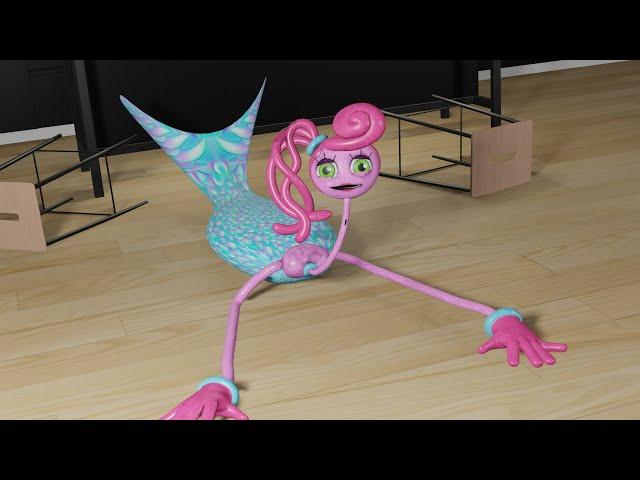 what if mommy long legs become a mermaid | poppy playtime