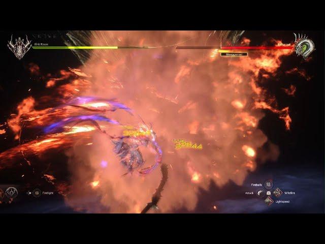 FINAL FANTASY XVI - Ifrit Risen vs Bahamut (Round 2)