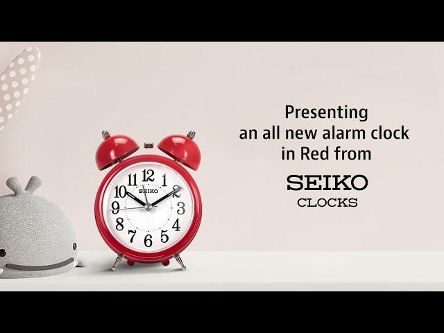 Bright Red Alarm Clock - QHK035R