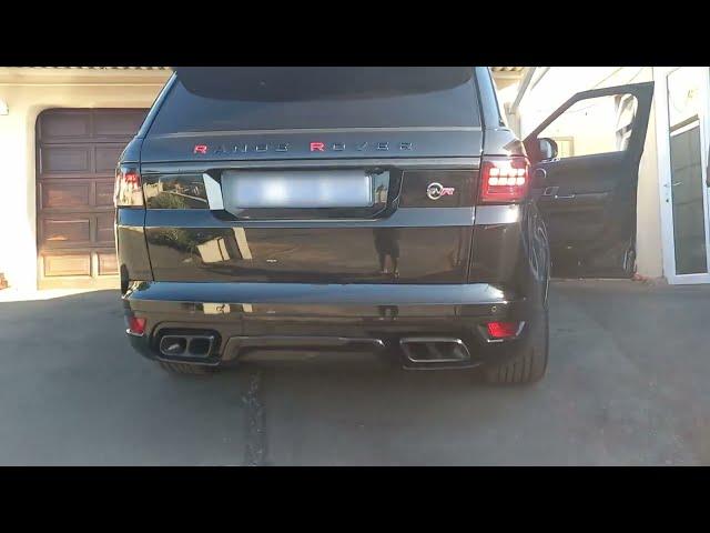 2022 Range Rover Sport SVR - Straight Pipe Exhaust Sound (Loud)