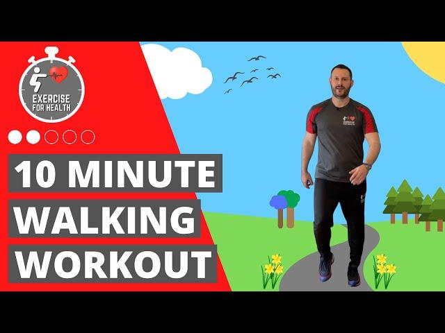 Short "Walk at Home" follow along gentle workout