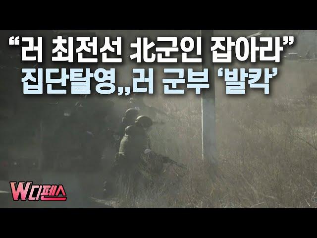 [W디펜스] "러 최전선 北군인 잡아라" 집단탈영,,러 군부 '발칵' / 머니투데이방송