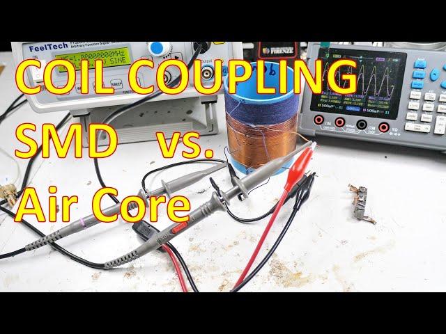 Crystal Radio--SMD vs Air Core Coil Coupling (Basic)(4K)