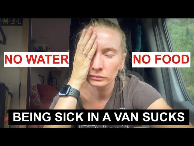 Getting sick in the van | Van Life Georgia Ep. 2