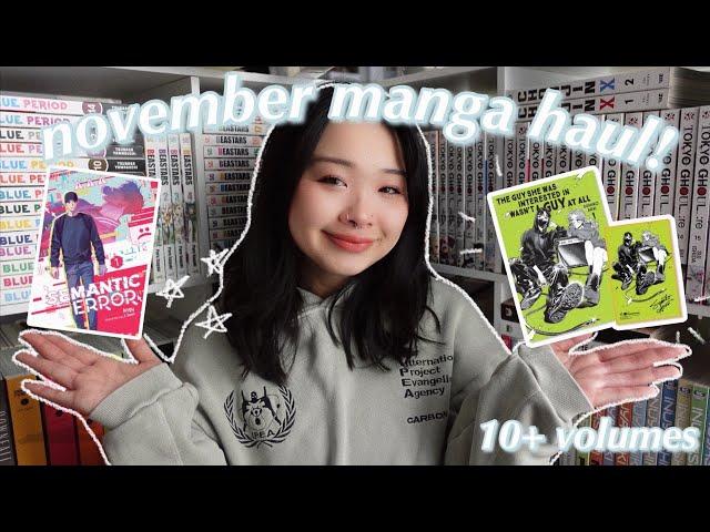 november manga haul! (10+ volumes!)