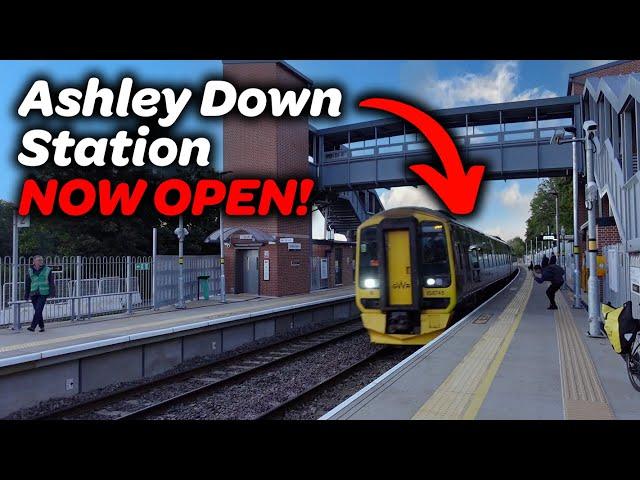 Ashley Down Station - the first ever train!