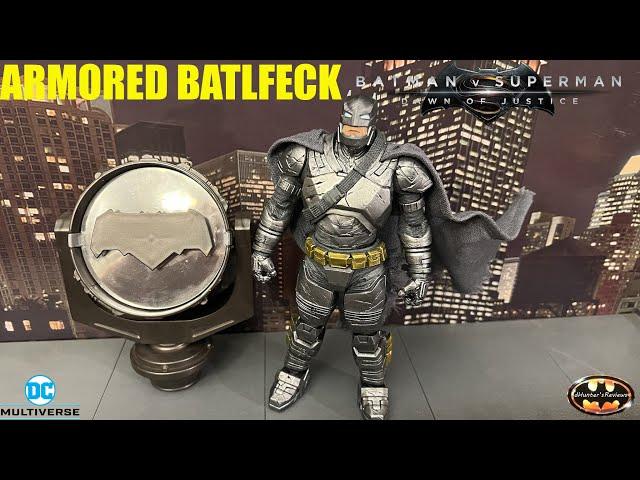 McFarlane DC Multiverse Armored Batfleck Batman v Superman Ben Affleck Action Figure Review